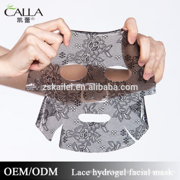 2016 new skin care hydrogel lace mask